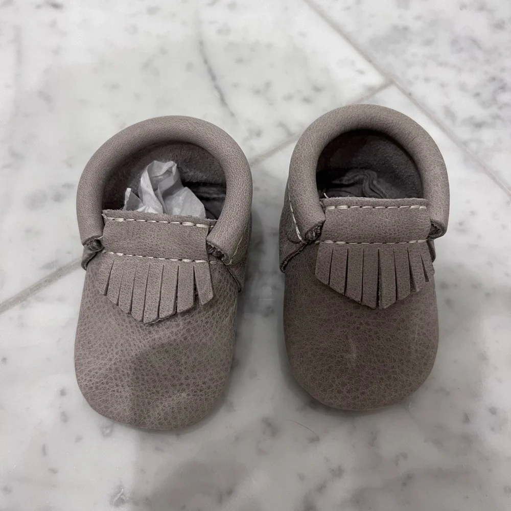Freshly Picked Baby Boy's Salt Flats City Soft Sole Moccasins - Size 1